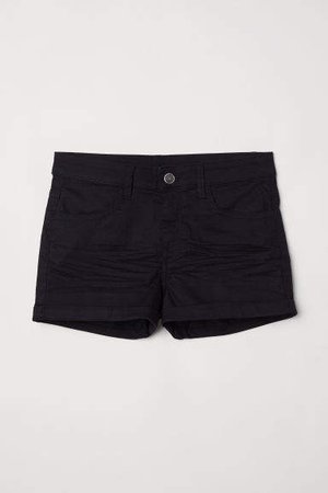Twill Shorts - Black