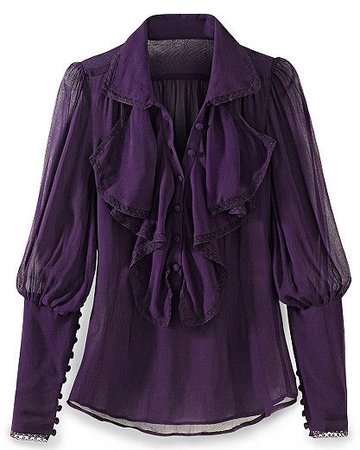 Purple Victorian Blouse