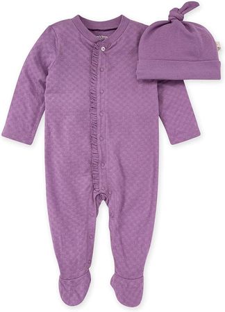 Amazon.com: Burt's Bees Baby baby-girls Romper Jumpsuit, 100% Organic Cotton One-piece Outfit Coverall: Clothing, Shoes & Jewelry