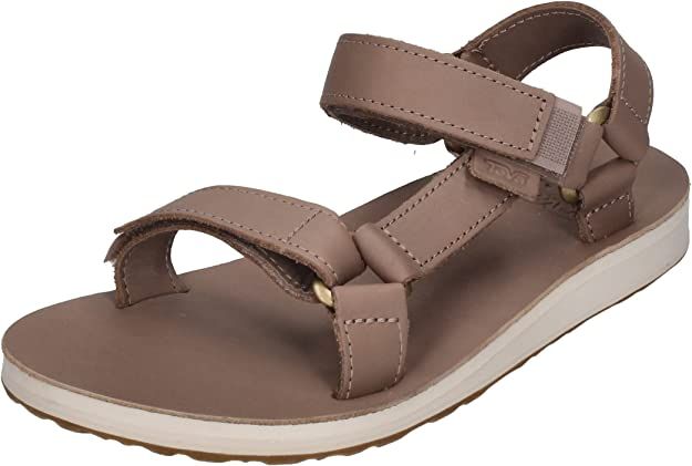 Amazon.com | Teva Women's Original Universal Leather Sandal, Caribou, 10 | Sport Sandals & Slides