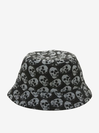 *clipped by @luci-her* Skull Bucket Hat