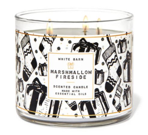 Marshmallow Fireside Candle