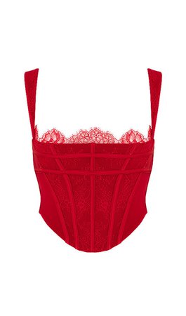 RED LACE CORSET TOP – House of CB | house of cb dress Dresses – Australia Online Store