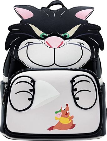 Amazon.com: Loungefly X LASR Exclusive Disney Cinderella Lucifer Cosplay Mini Backpack - Fashion Cosplay Disneybound Cute Backpacks, Black : Clothing, Shoes & Jewelry