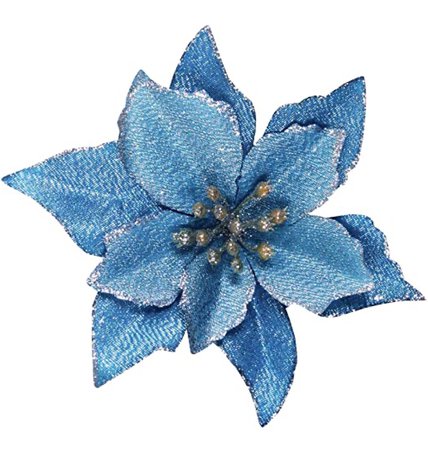 Blue Christmas Flower