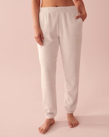 Soft Plush Pajama Pants - Grey | la Vie en Rose
