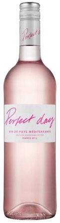 Rosé wine bottle