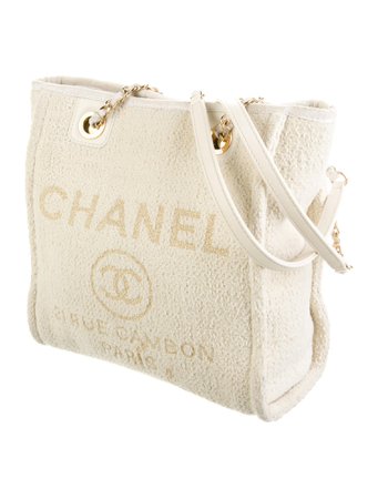 Chanel Chanel Mini Deauville Shopping Bag - Neutrals Totes