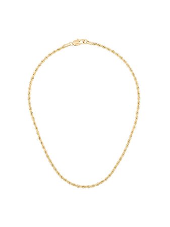 Laura Lombardi 14kt gold vermeil rope chain necklace - FARFETCH