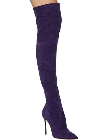 CASADEI 100MM BLADE STRETCH SUEDE BOOTS - Google Search