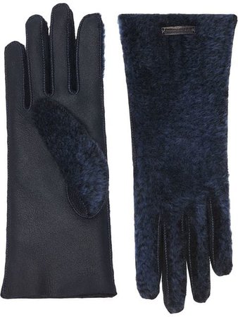Burberry Shearling and Leather Gloves $324 - Buy AW18 Online - Fast Global Delivery, Price