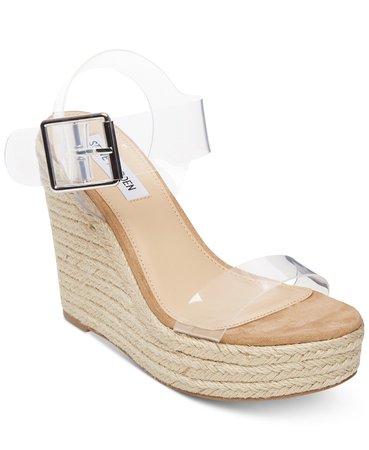 Steve Madden Splash Platform Wedge Sandals & Reviews - Sandals & Flip Flops - Shoes - Macy's