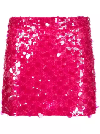 P.A.R.O.S.H. high-waisted sequin-embellished Skirt - Farfetch