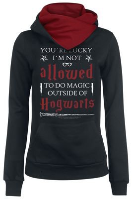 Hogwarts Not Allowed | Harry Potter Hooded sweater | EMP