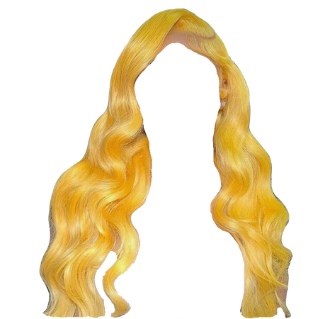 Yellow Curly Side Part Lace Front Wig