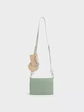 Sage Green Multi-Pouch Bag - CHARLES & KEITH US