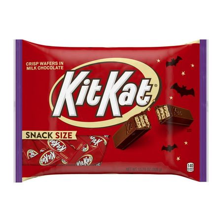KIT KAT®, Halloween Candy, Snack Size Milk Chocolate Wafer Bars, 10.78 oz, Bag - Walmart.com