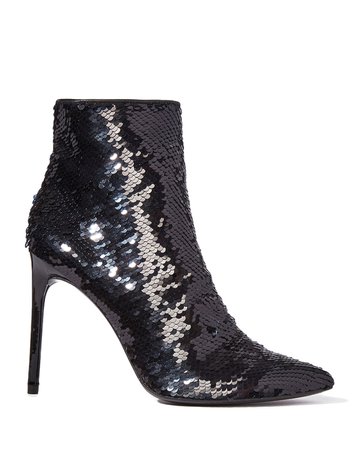 Alice + Olivia Celyn Sequined Ankle Booties