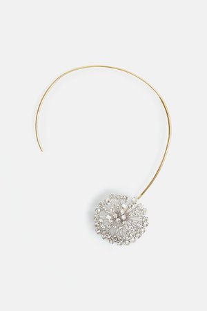 Carolina Herrera, Gold/Silver Dandelion necklace