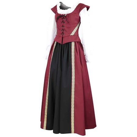 Celtic Maiden Skirt and Bodice Ensemble - Medieval Collectibles