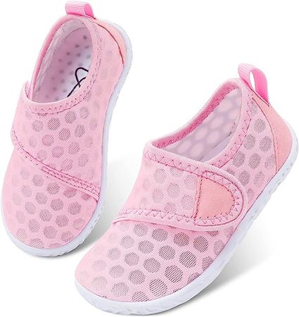 Amazon.com | LeIsfIt Toddler Water Shoes Boys Girls Aqua Socks Kids Breathable Swim Shoes Non-Slip Barefoot Beach Shoes | Water Shoes
