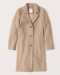 Wool-Blend Dad Coat