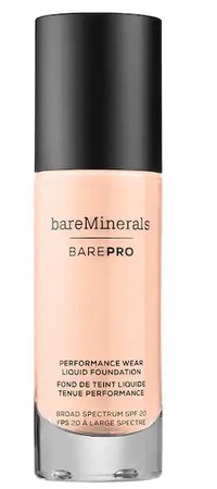 Bare Minerals BarePro BarePRO™ Performance Wear Liquid Foundation Broad Spectrum SPF 20