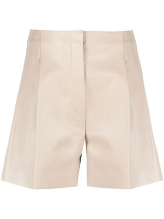 Fendi Tailored Leather Shorts - Farfetch