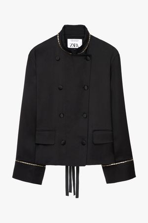 CROPPED TRENCH LIMITED EDITION - Black | ZARA United States