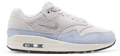 Air Max 1 Premium Sc Two-tone Suede Sneakers - Light gray