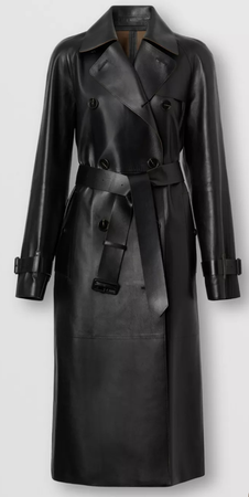 Leather Waterloo Trench Coat $5,900.00 |Burberry