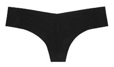 victorias secret panty black seamless seam less panties underwear womens women’s victoria’s victoria