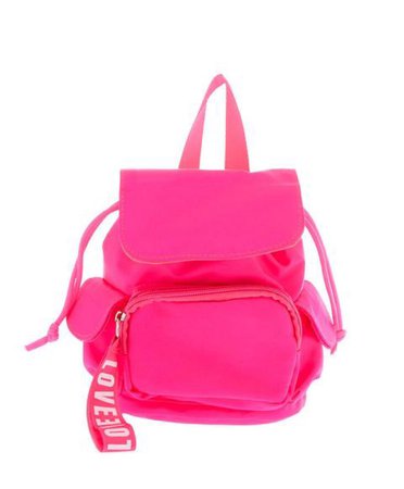 claires pink mini backpack