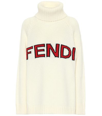Wool Turtleneck Sweater - Fendi | mytheresa.com