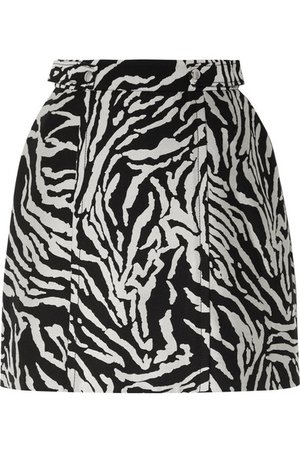 Proenza Schouler | Cotton-blend jacquard mini skirt | NET-A-PORTER.COM