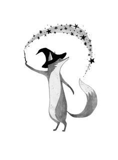 cute fox witch