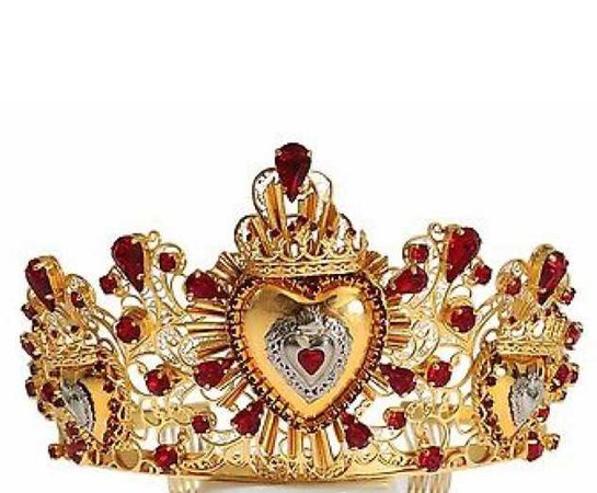 red and gold crown