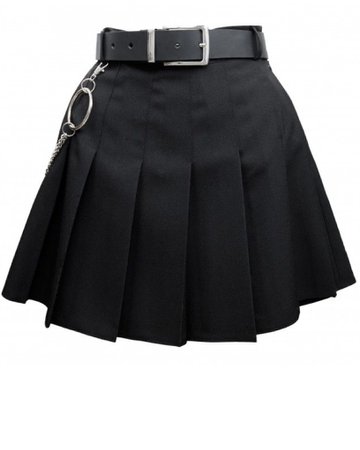 skirt with belt