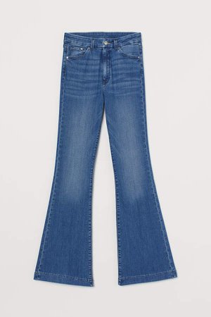 Embrace Flared High Jeans - Blue