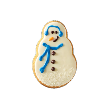 snowman cookie Starbucks