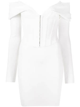 White Off-The-Shoulder Dress