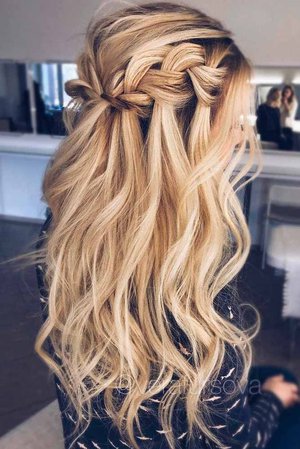 how to do a simple half up for long hair - Google Search