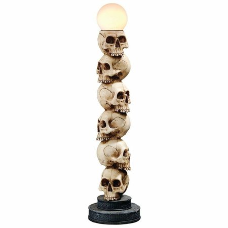 Halloween Skull's Spire Lighted Resin 27.5 "Haunted House Sculpture | eBay