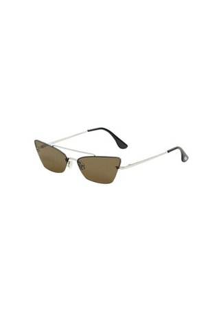 MANGO Metal bridge sunglasses