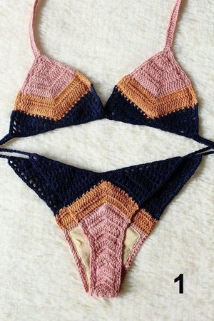 Crochet Bikini Top and Matching Bottom | Etsy