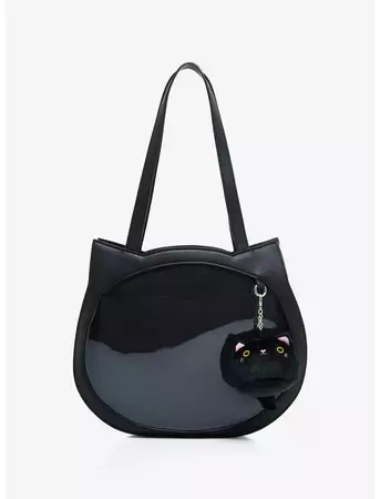 Black Cat Figural Tote Bag | Hot Topic