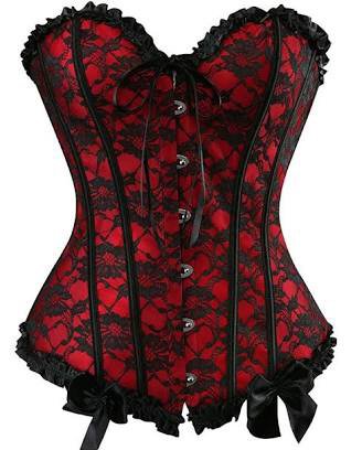 Black and Red Corset