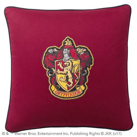 HARRY POTTER™ House Patch Gryffindor™ Pillow Cover | PBteen