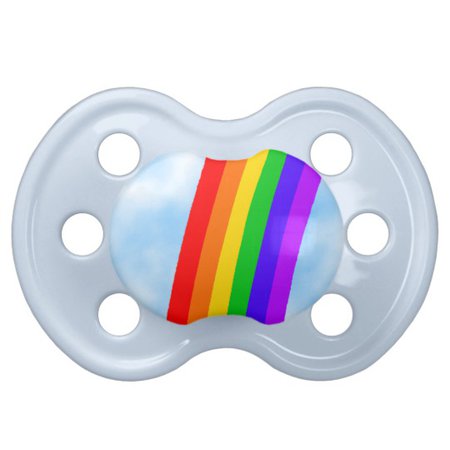 Rainbow Pacifier | Zazzle.com