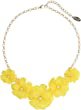 Amazon.com: Bocar Newest Acrylic Pendant Collar Flower Statement Choker Necklace for Women (NK-10241-yellow): Clothing